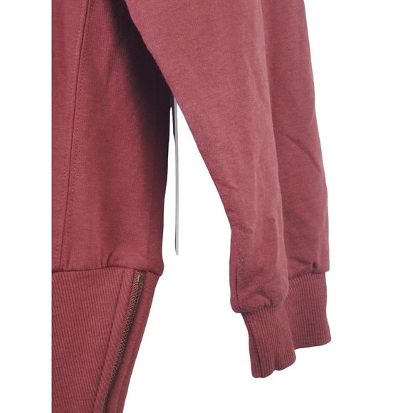 Young Fabulous & Broke Zippered Asymmetrical Hem Turtle Neck Sweater Dress Sz M - Picture 8 of 12